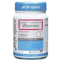 life space urogen probiotic for women 60 capsules