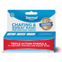 dermal therapy chafing & sweat rash cream 75g