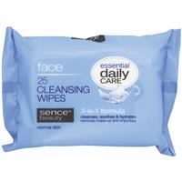 sence beauty 3in1 normal skin cleansing wipes 25 pack