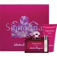 salvatore ferragamo signorina ribelle eau de parfum 100ml 3 piece set