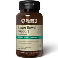 natures sunshine lower bowel support 100 capsules