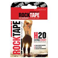 rocktape h20 black logo 5cm x 5m
