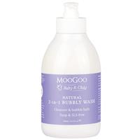 moogoo baby and child 2 in 1 bubbly wash 500ml