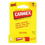 carmex lip balm original click stick spf15 4.25g