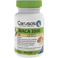 *Sale* carusos natural health maca 3500 60 tablets