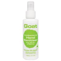 goat antibacterial hand sanitiser alcohol spray 120ml