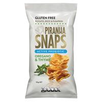 piranha snaps probiotic oregano & thyme 50g
