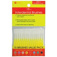 health & beauty interdental brushes 15 pieces size 3