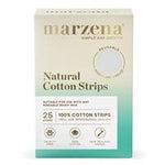 marzena natural cotton strips 25 pack