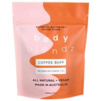 body blendz body coffee scrub coffee buff 200g