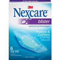 nexcare waterproof blister plaster 6 pack