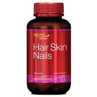 microgenics hair skin nails 120 capsules (new zealand formula)