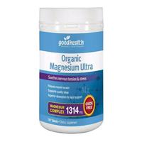 good health organic magnesium ultra 120 tablets