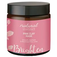 natural instinct brighten pink clay mask 70ml