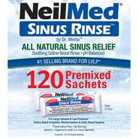 neilmed sinus rinse refill 120 premixed sachets