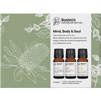 bosistos oil trio mind body soul mothers day gift set 2022