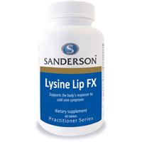sanderson lysine lip fx 60 tablets
