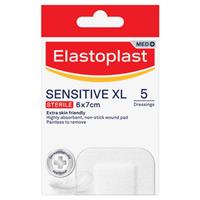 elastoplast sensitive dressing xl 6x7cm 5 dressings