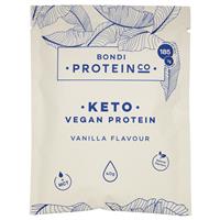 bondi protein co vegan keto blend vanilla single serve sachet 40g