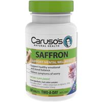 carusos natural health saffron 60 tablets