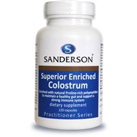 sanderson superior enriched colostrum 120 capsules