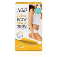 nad's natural body wax strips 16 pack