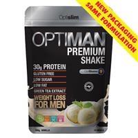 optislim optiman premium vanilla shake 784g