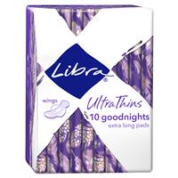 libra pads goodnights ultra thin 10