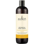 sukin botanical body wash pineapple & coconut 500ml