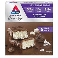 atkins endulge chocolate coconut 200g 5 pack