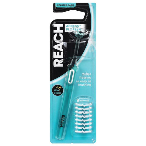 Reach Dental Floss Applicator Starter Pack 8ea