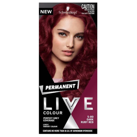 Schwarzkopf Permanent LIVE Colour 5.89 Dark Ruby Red