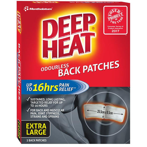 deep heat back patches 2 pack