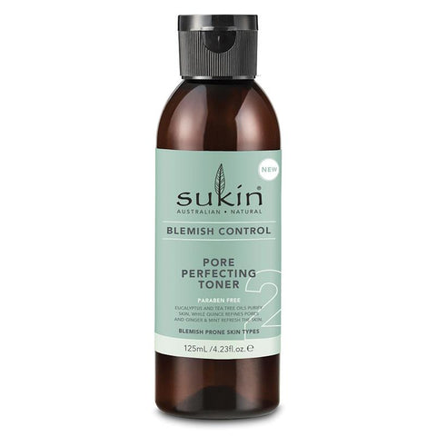 sukin blemish control pore perfecting toner 125ml
