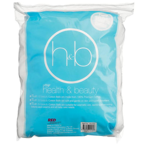 health & beauty cotton balls 200