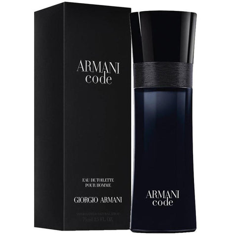 giorgio armani code for men eau de toilette 75ml spray