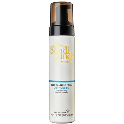 bondi sands tanning foam light/medium 200ml