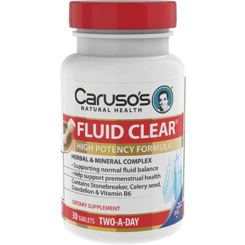 *Sale* carusos natural health fluid clear 30 tablets