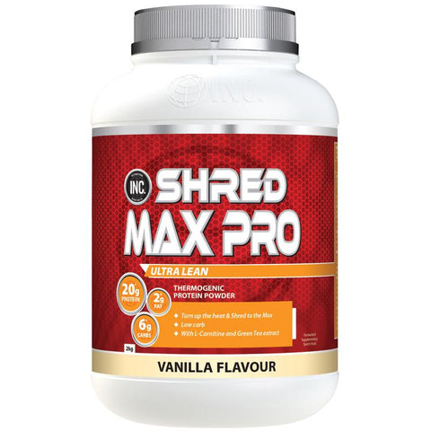 inc shred max pro vanilla flavour 2kg