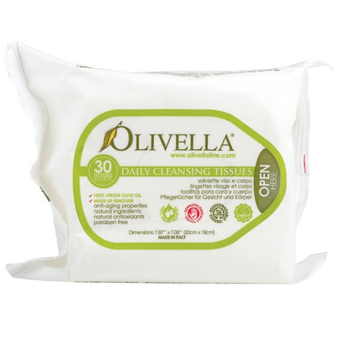 olivella daily cleansing 30 wipes