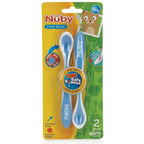 nuby hot safe spoons 2 pack