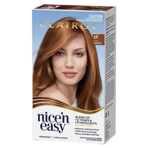 clairol nice & easy 6r natural light auburn