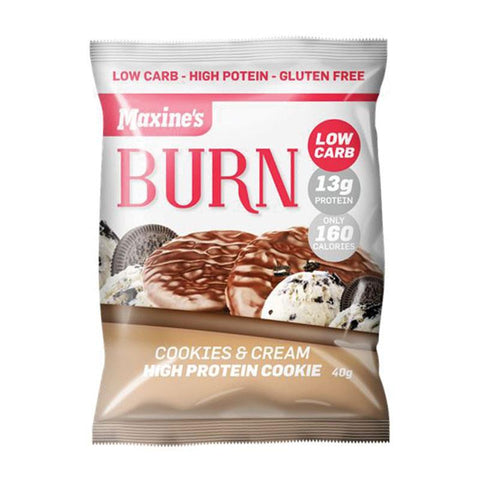 maxines burn cookie cookie & cream 40g
