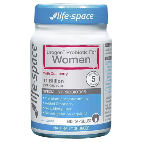 Life Space Urogen Probiotic For Women60 caps