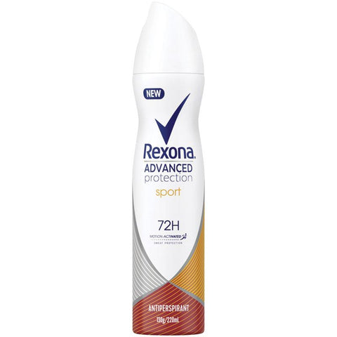 rexona for women antiperspirant advanced sport 220ml
