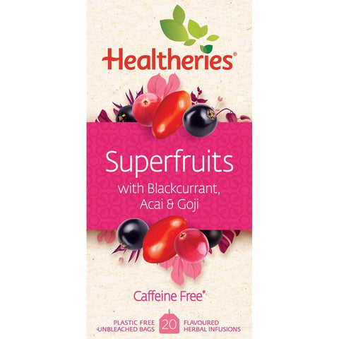 healtherieshealtheries fruit tea superfruits20pack