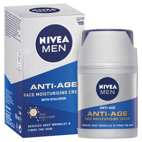niveanivea face moisturising cream spf 15 anti-age hyaluron50mL