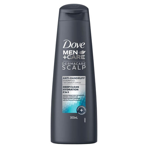 dove mens dermacare scalp shampoo deep clean 300ml