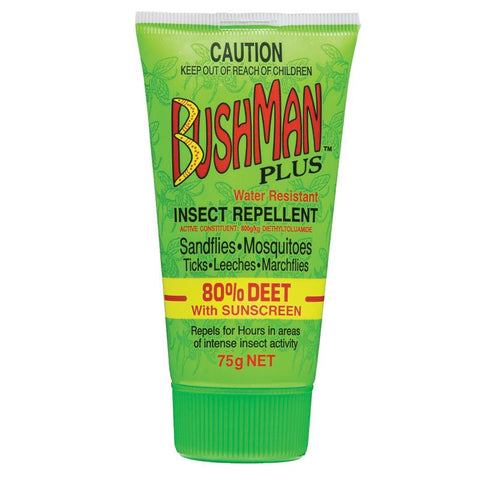 bushman plus uv insect repellent gel 75g