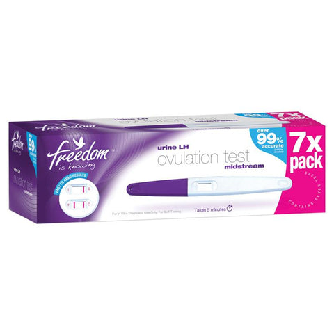 freedom ovulation test lh midstream 7 pack